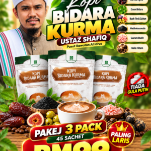 3 pack Kopi Bidara Kurma