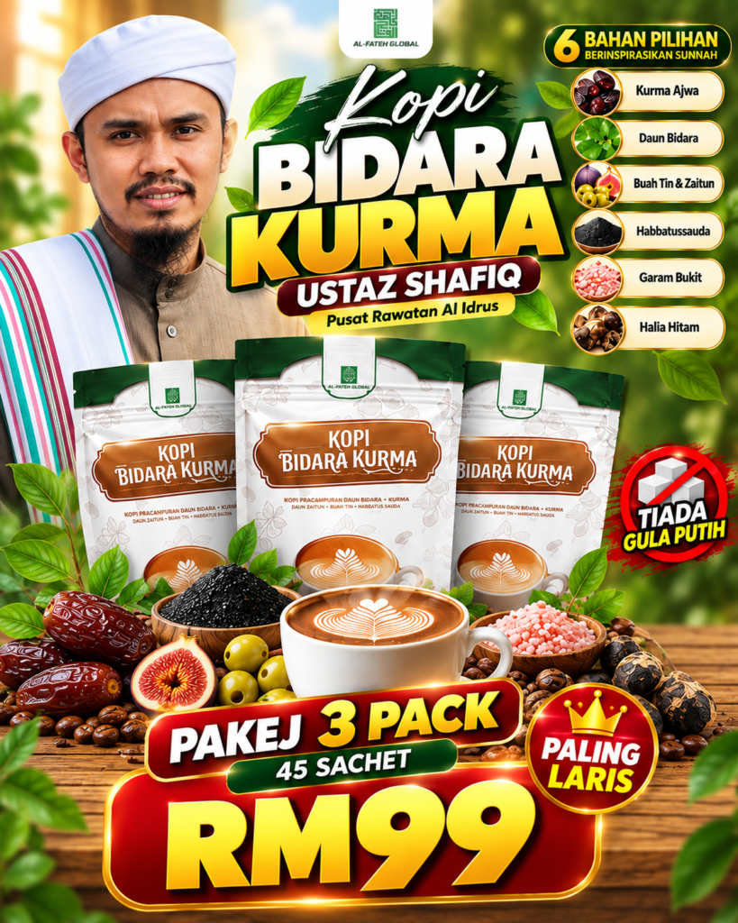 3 pack Kopi Bidara Kurma